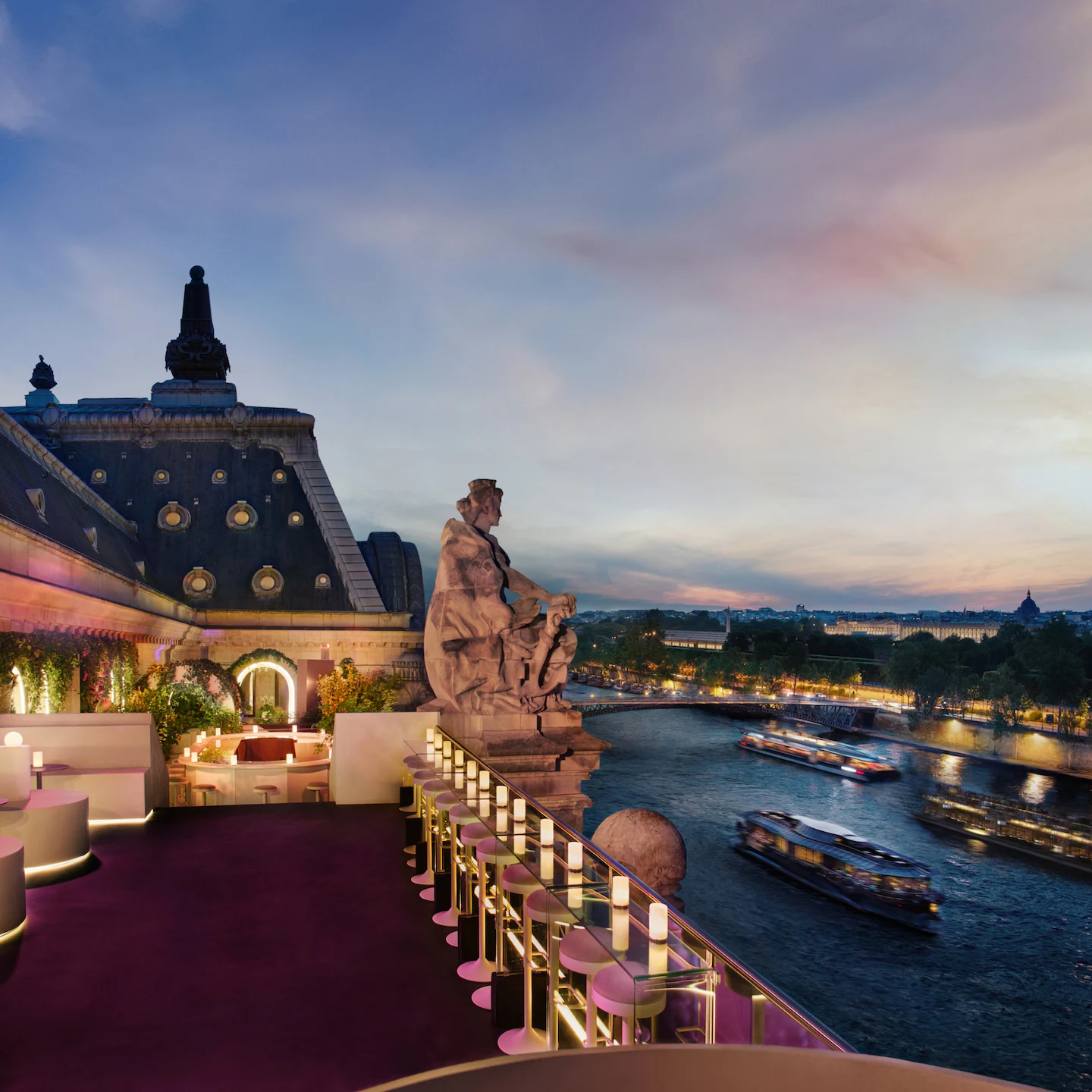 Scenic view of Musée d'Orsay in Paris.